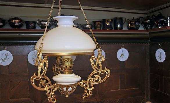 Lampe på Hvidsten Kro