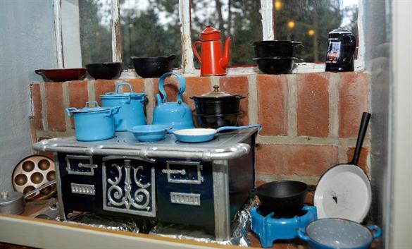 Køkkenudstyr på Hvidsten Kro