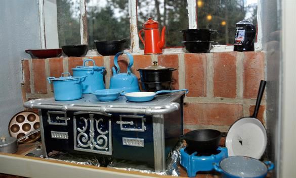 Køkkenudstyr på Hvidsten Kro